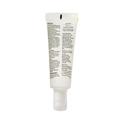 Sunmate Max Aqua Gel Sunscreen With SPF 100+ And PA++++ | For all Skin Types I Oil Free, Non-Greasy, No Sweat, No White Cast, Non Comedogenic Prevents Suntan, Sunburn And Pigmentation | 70 GM