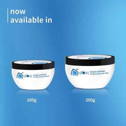 Plum Coconut Milk & Peptides Strength and Shine Hair Mask |100g