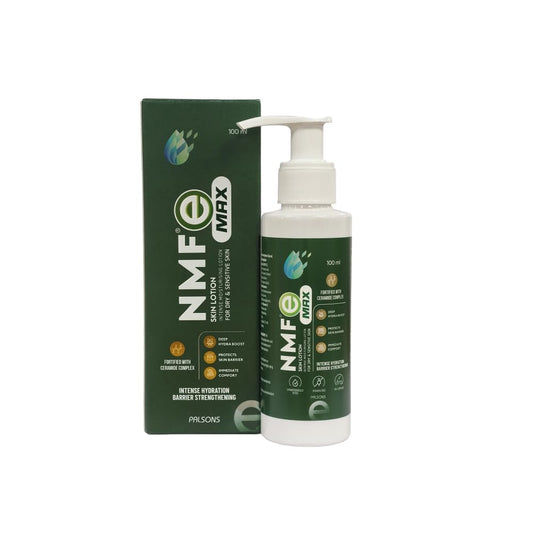 NMFe Max Skin lotion with Ceramide Complex For Severe Dry Skin| For Barrier Repair Deep Hydration | Gives Immediate Comfort |Shea butter & Vit E | For Dry & Sensitive Skin | Dermatologically Tested | 100 Ml