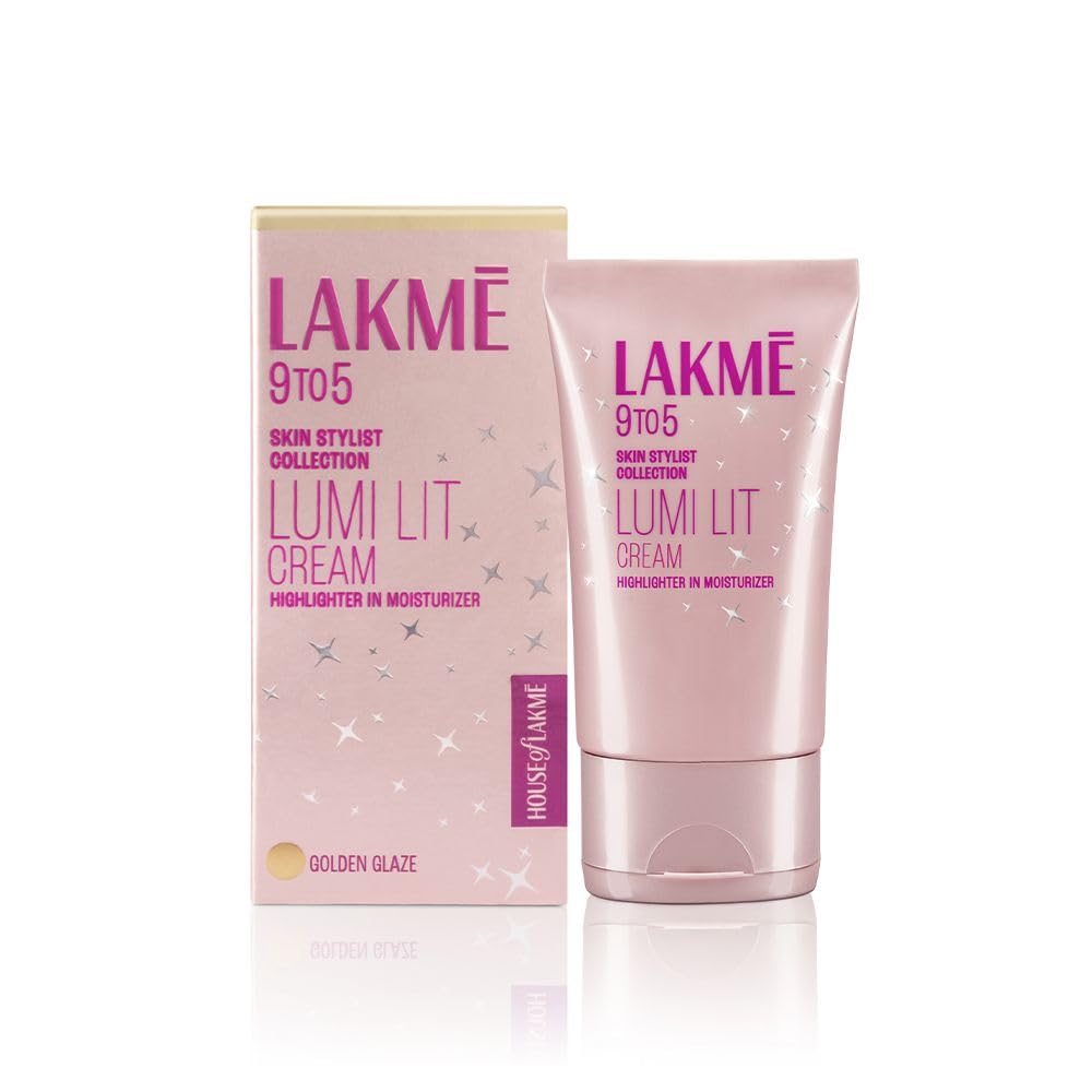 Lakme 9to5 Lumi Lit Cream packaging on a white background