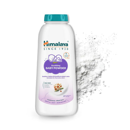 Himalaya Soothing Baby Powder 200gm | No.1 Doctor-Prescribed Brand | Formulated for sensitive skin | Soothes, calms and comforts baby's skin | 99% Natural Origin Ingredients | Free from harsh chemicals