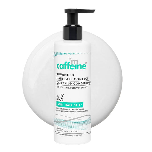 Mcaffeine Advanced Hair Fall Control Conditioner bottle on a white background