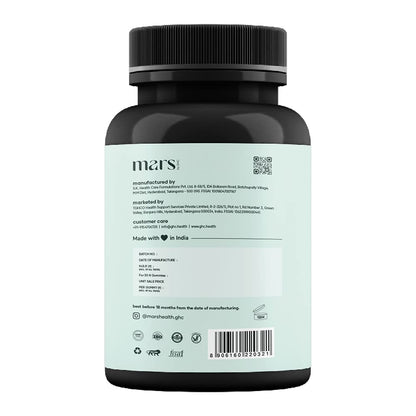 mars Beard Biotin Gummies for men | With the goodness of Vitamin B7, Zinc, Iodine & Multivitamins | Nourishment for beard growth & strength | 30 day pack | 30 gummies