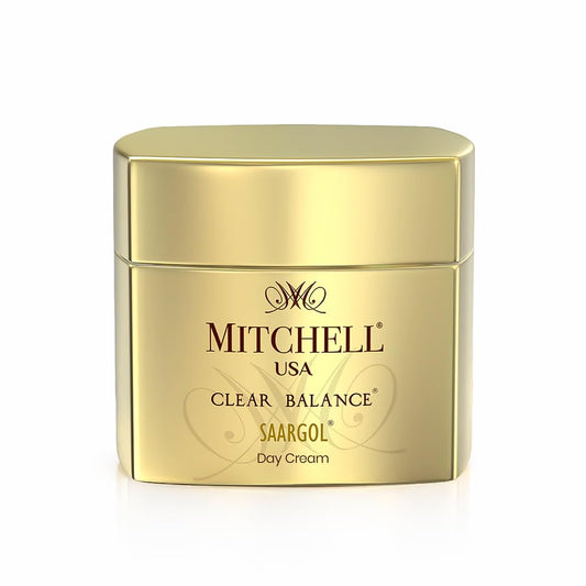 Mitchell USA Saargol Brightening Day Face Cream | With Saffron, Niacinamide & Alpha Arbutin | Hydrating Face Moisturiser for Glowing Skin | | Anti Aging Cream for Women & Men | All Skin Types | 50g