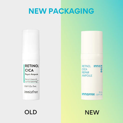 Innisfree Retinol Cica Repair Ampoule 10ml | Beginners retinol | Travel size