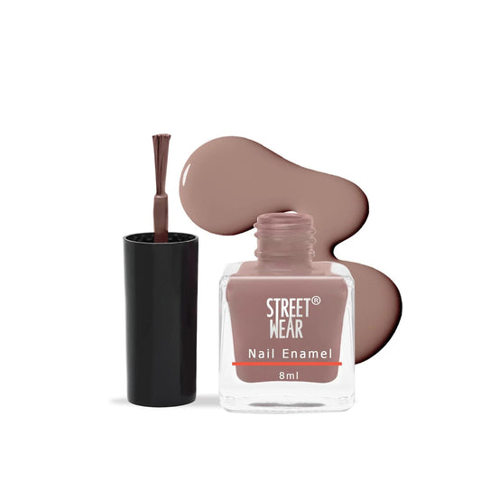 Street Wear Nail Enamel, Hazel Brown, 8ml