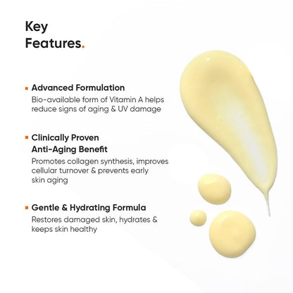 Minimalist 2% Retinoid Anti Ageing Night Cream for Wrinkles & Fine Lines | With Retinol Derivative For Sensitive Skin