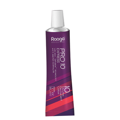 Raaga Professional Pro 10 Express Permanent Hair Colour, Light Brown Gold Reflect, 5.3, 90 g