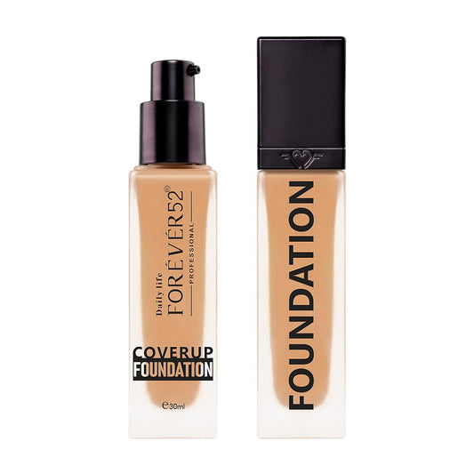 Daily Life Forever52 Coverup Foundation | Natural Matte Finish, Long-Lasting Full Coverage Liquid Foundation (Maron-30.3, 30ml)
