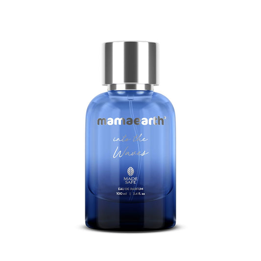 Mamaearth Into The Waves Liquid Eau De Parfum For Men-100 Ml|Made Safe Approved|Premium&Long-Lasting Fragrance|Blend Of Exotic Ingredients|Perfume With Bergamot,Aquatic&Musk Notes|Fresh Scent For Men