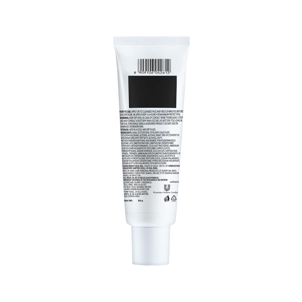White tube with black label on a white background