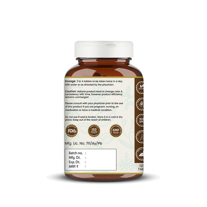 Arjuna 60 Capsules 450 mg Organic | Terminalia Arjuna | For Healthy Heart | Herbal Supplements (Pack of 1)