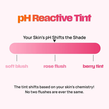 Sammmm LOVE Moisturizing Lip Tint Oil(10g) | pH Reactive Lip Oils with Natural, Glossy Pink Finish | Long-Lasting And Non-Sticky Liptint Infused with Olive Oil & Vitamin E | Formulated for Young Skin