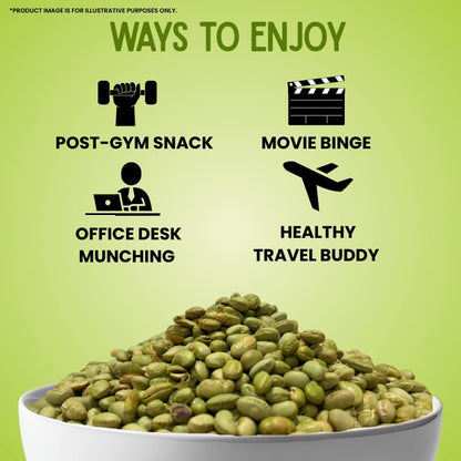 Sea Salt Roasted Edamame Beans (100g) | 46g High Plant Protein Per 100g | Diet for Everyday Nutrition & Well-being | Vegan, Gluten Free, Low Calorie Crunchy Savoury Healthy Snack