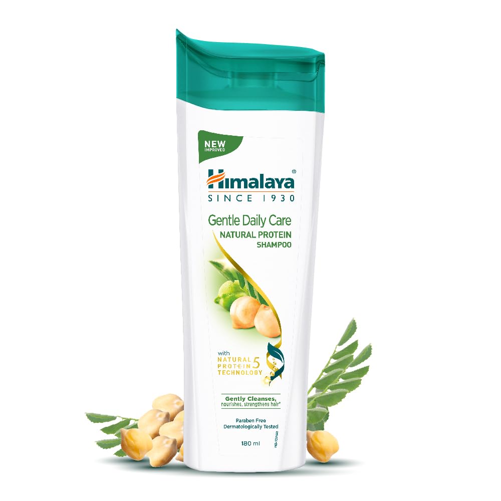 Himalaya Gentle Daily Care Natural Protein Shampoo bottle on a white background