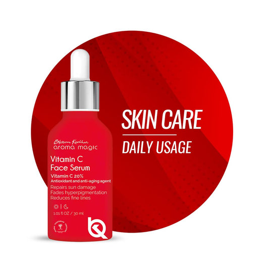 Aroma Magic 20% Vitamin C Face Serum | Anti-aging Agent, Orange Extract for Dark Spots, Pigmentation & Glowing Face - 30 ml | Pack of 1