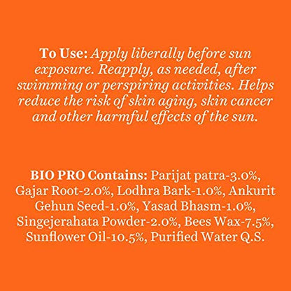 Biotique Bio Carrot Face & Body Sun Lotion | SPF 40 UVA/UVB Sunscreen | Prevents Ageing and Soothes Dry Skin| 100% Botanical Extracts | Suitable for All Skin Types | 50ml