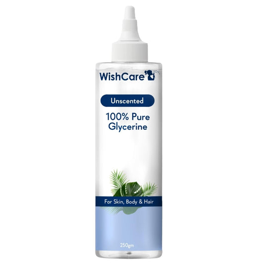 WishCare 100% Pure Glycerine bottle on a white background