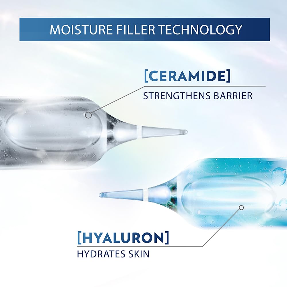Vaseline Deep Moisture Body Lotion with Ceramide Hyaluron Moisture Fillers | 10X More for Cushion Soft Glowing Skin | For Dry | Lightweight Non-Sticky Formula | 200ml