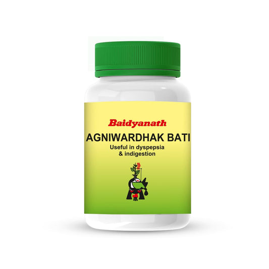 Baidyanath Agniwardhak Bati - 80 Tablets | Ayurvedic Digestive Support | Relieves Bloating, Gas, Constipation & Improves Appetite