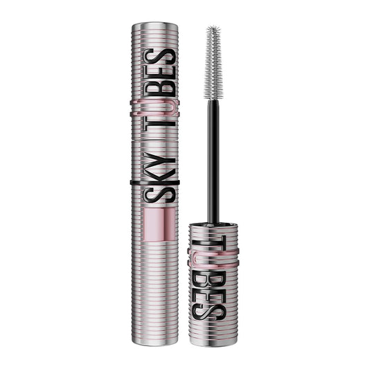 Maybelline Lash Sensational Sky Tubes Tubing Mascara, Very Black | Extension-Like Length, Conditioning with Shea Butter + Castor Oil, 7ml