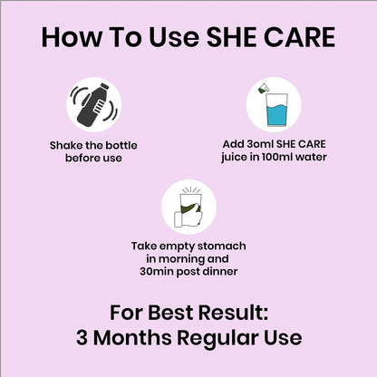 Growfitz She Care Herbal Juice 1000ml | Advanced Ayurvedic Formula for PCOS/PCOD, Hormonal Balance & Period Health | With Shatavari, Ashok Chaal, Amla & Giloy | No Added Sugar