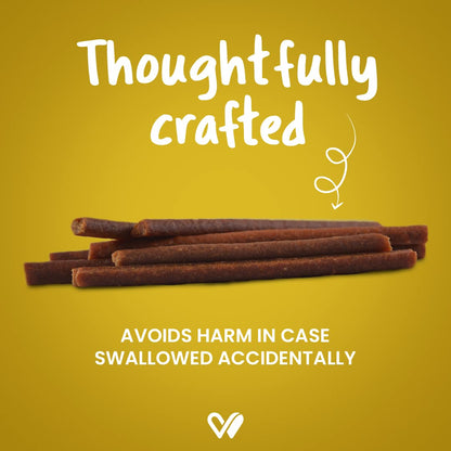 Wiggles Barkstix Dog Treats (Honey Chicken, 100g) | Fresh Chicken Soft Chew Sticks for Training Adult Puppies | Improves Joint Health with Honey and Cereals | for All Breeds | Vet Approved