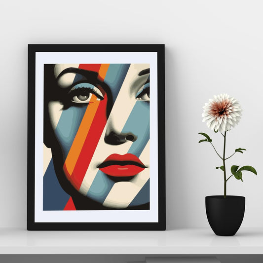 wall frames for living room Bedroom Office decor/Paintings for home decoration Brown Framed poster art prints for room decor (Multicolor single frame) (10x13 inches, ART4)