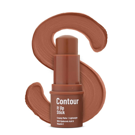 Swiss Beauty Contour It Up Stick | Sculpts & Defines | With Hyaluronic Acid & Vitamin E | Blendable | Lightweight | Easy To Use & Carry | 8gm