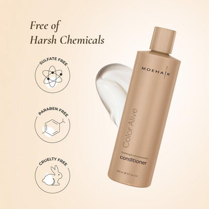 Moehair Color Alive Conditioner - 355ml | Improves hydration, Smoothens frizz, Nourishment, soothes colored hair