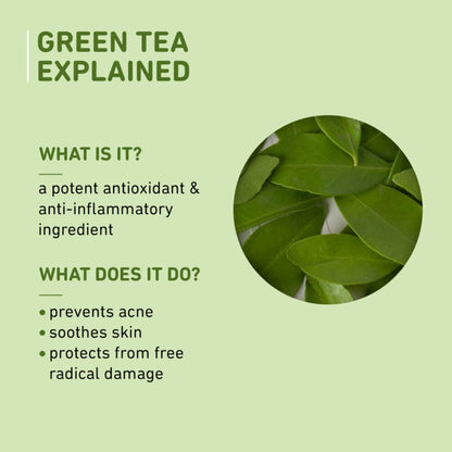 Plum Green Tea Renewed Clarity Night Gel Mini | Hydrates Skin & Fights Acne | Lightweight, Quick-Absorbing, Non-Sticky Gel Texture | Oily, Acne-Prone Skin | 100% Vegan(15ml)