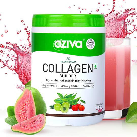 OZiva Vegan Collagen with Biotin & Vitamin C For Brighter & Youthful Skin|Collagen Supplement For Women & Men|Plant Based Collagen Powder| Vegan (Pack of 1),1 count,200 grams
