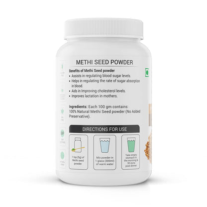 Krishna's Methi Seed Powder - 100 g | Preservative Free | Hair Care | Supports Digestion | Weight Management