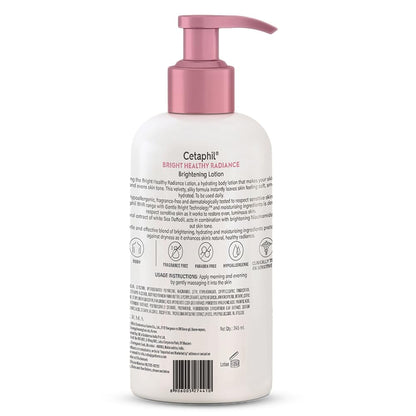 Cetaphil Bright Healthy Radiance Brightening Body Lotion 245ml – Deep Hydration & Even Skin Tone Body Moisturizer with Niacinamide & GentleBright Technology, Lightweight, Non-Greasy, Hydrating & Fragrance-Free Lotion for Sensitive Skin
