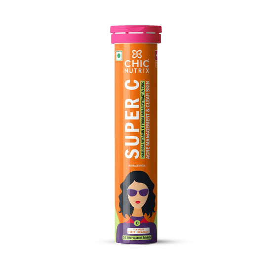 Chic Nutrix Super C supplement tube on a white background