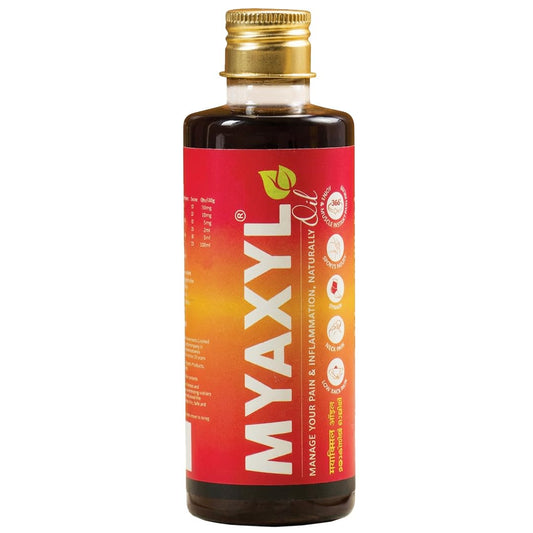 Kerala Ayurveda Myaxyl Oil | Ayurvedic Pain Relief Oil for Back Pain, Knee Pain, Joint & Muscle Pain | Fast-Absorbing, Non-Greasy Formula | 200ml