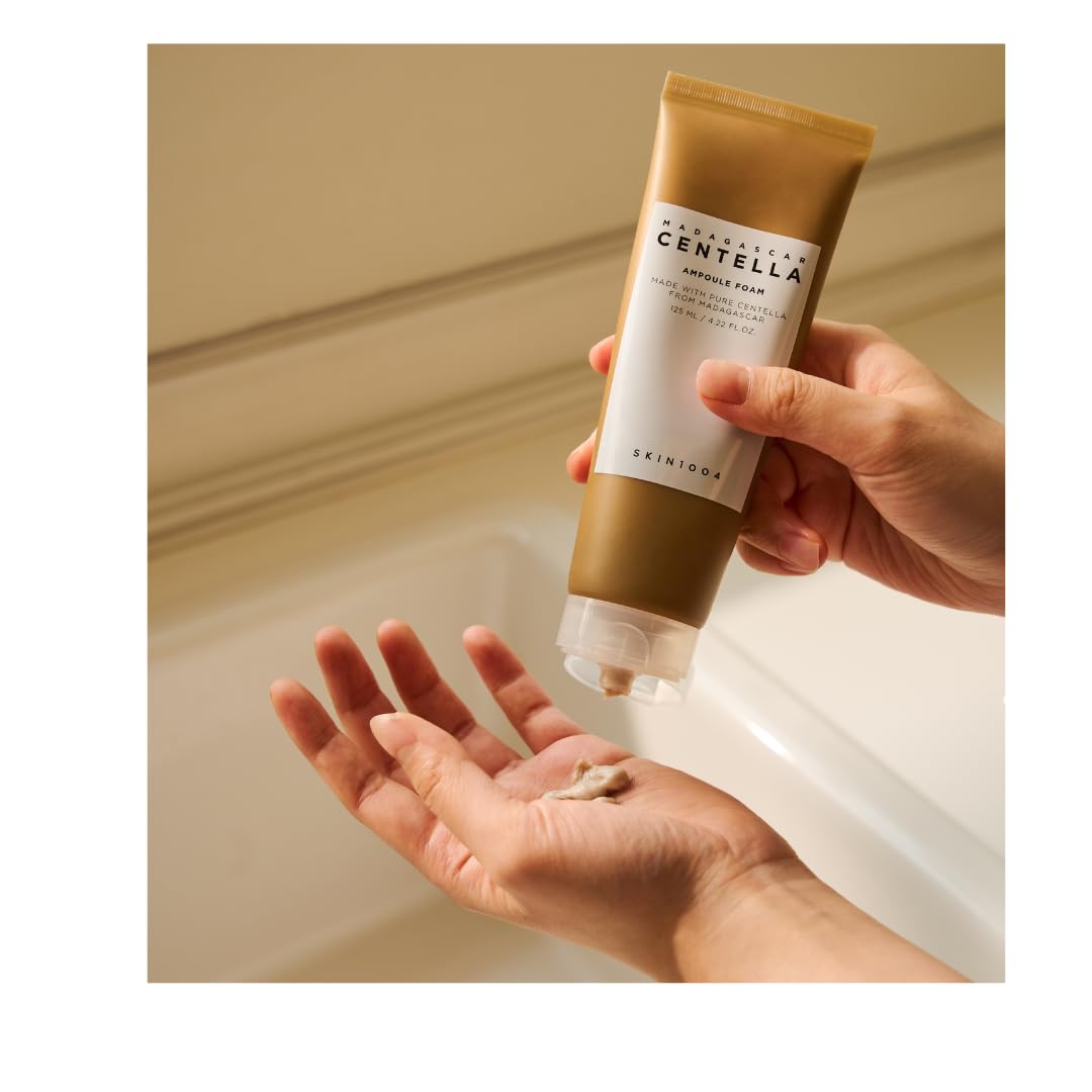 SKIN1004 Madagascar Centella Ampoule Foam Cleanser | Gentle Hydrating Face Wash, 20 ml