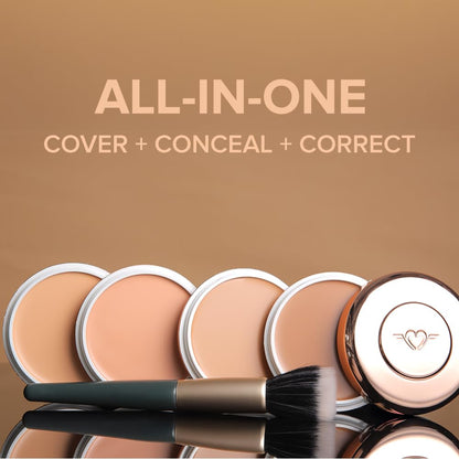 Daily Life Forever52 High Coverage Tender Cream (Ganache-07,18g) Radiant Foundation Concealer | Highlighter | Contour | Perfect For Longlasting Face Makeup