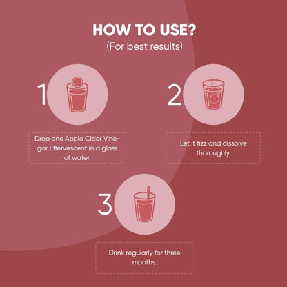 Dr. Vaidya's Apple Cider Vinegar Effervescent Tablet with Mother | ACV Detox & Weight Loss Tablets | Aids Digestion & Gut Health; Boosts Metabolism | Fat Burner for Men & Women | 15 Tablets