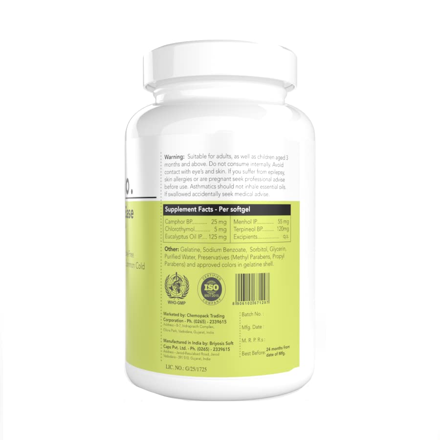 Supplement bottle with label on a white background