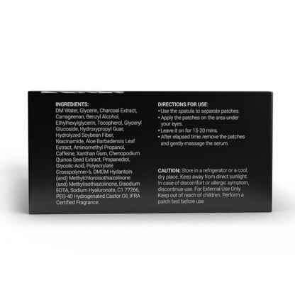 YourHappyLife Hydrogel Under Eye Patches For Dark Circles & Puffiness Reduction with Charcoal and Collagen, Reduces Fine Lines | Hydrates skin & Instant Cooling Effect | Vegan | 60 Patches.