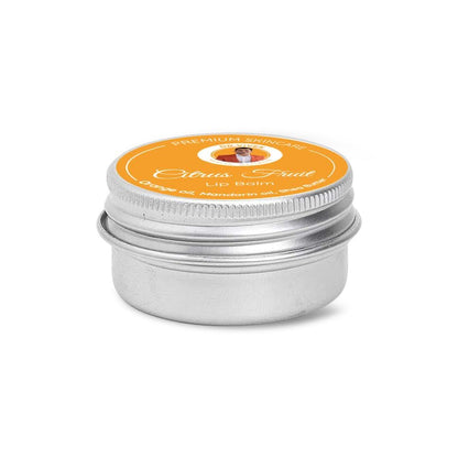WE HERBAL Limited Edition Citrus Fruit Lip Balm - Deeply Moisturising & Nourishing, All-Natural Ingredients, Long-Lasting Hydration for Smooth, Soft Lips, Ideal for Daily Use, 8gm