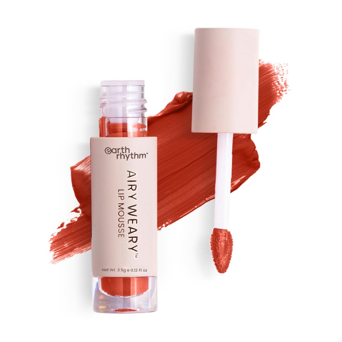 Earth Rhythm Airy Weary Lipstick – Eroso | Moisturize Dry chapped Lips,Matte Finish | Hyaluronic Acid, Jojoba Seed Oil, Lotus extract – 3.5g