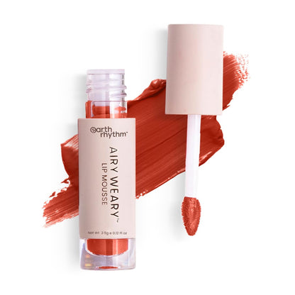Earth Rhythm Airy Weary Lipstick – Eroso | Moisturize Dry chapped Lips,Matte Finish | Hyaluronic Acid, Jojoba Seed Oil, Lotus extract – 3.5g
