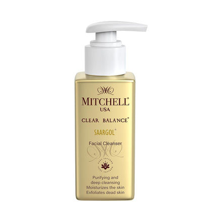 Clear balance Saargol Facial Cleanser|Enriched With Saffron,Vitamin C&E To Help Exfoliate,Moisturize,And Brighten Your Skin,For A Balanced,And Radiant Complexion|Men And Women|All Skin Types|100 Ml