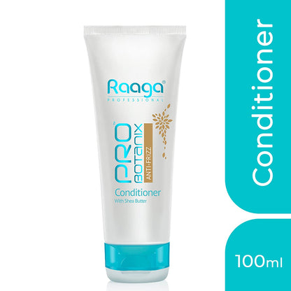 Raaga Professional Pro Botanix Anti Frizz Conditioner with Shea Butter, 100 ml