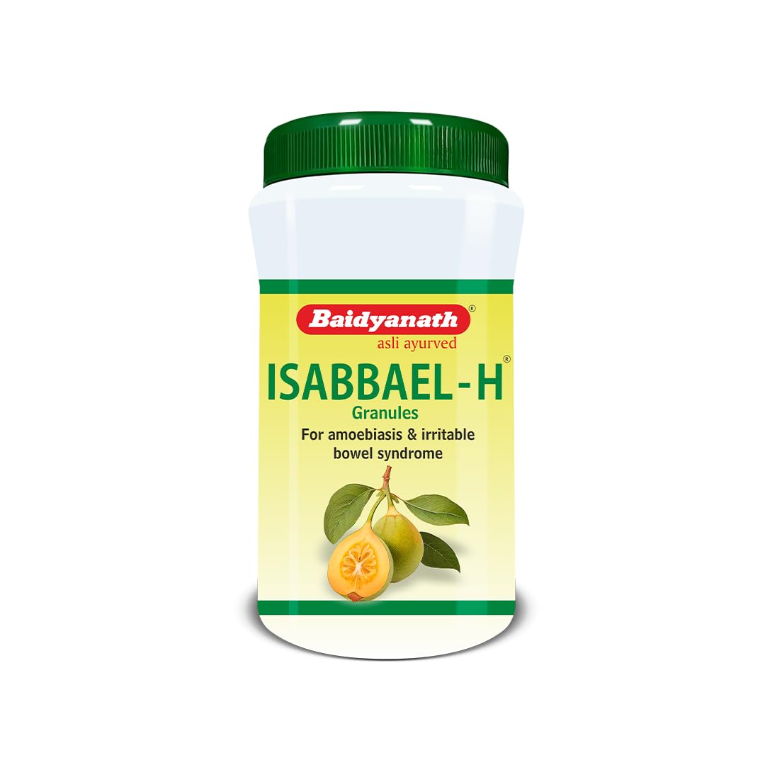 Baidyanath Isabbael H Granules - 200g | Ayurvedic Herbal Remedy with Kutaj, Amla, Ajwain & Isabgol | Supports Digestive Health