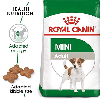 Royal Canin Mini Adult Dog Food, Dry Food, Supports Weight Management & Digestive Health, Promotes overall development, 800 Grams