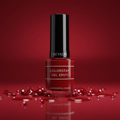 REVLON Colorstay Gel Finish Envy Long Wear Nail Enamel, Queen of Hearts, 11.7ml, Pack Of 1