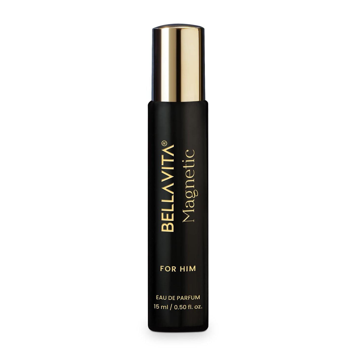 BELLAVITA Mood Collection Magnetic EDP for Him with Grapefruit, Jasmine and Vanilla |Premium, Long Lasting Fragrance Perfume for Men, 15ml